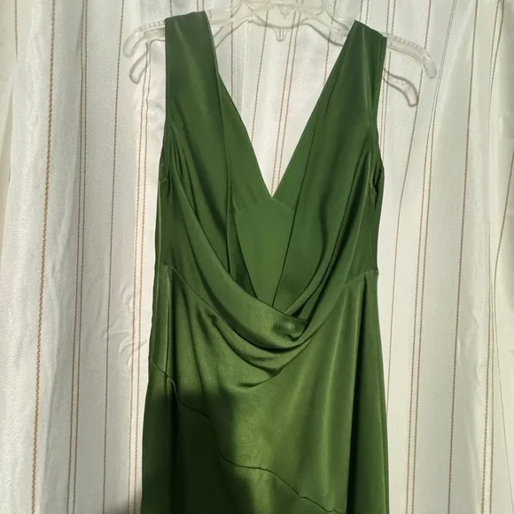 Meshki cowl neck green dress - Picture 4 of 7